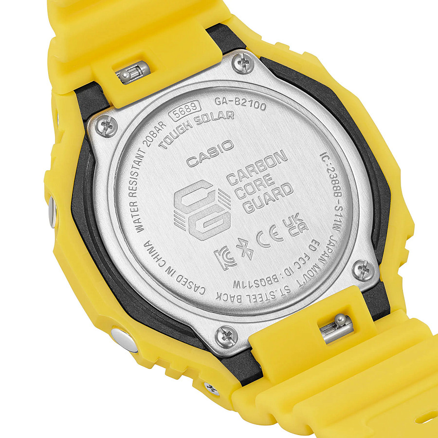 Часы Casio G-Shock GA-B2100C-9ADR (GA-B2100C-9A) — пластик, мужские