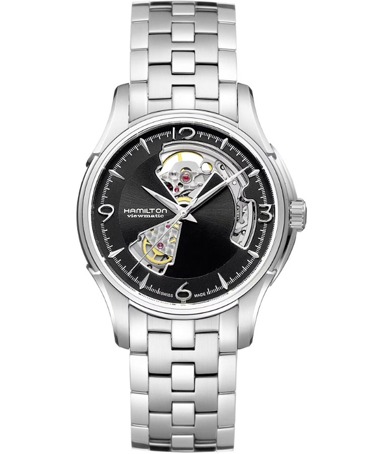 Часы Hamilton Jazzmaster Open Heart Auto H32565135 — женские, черный