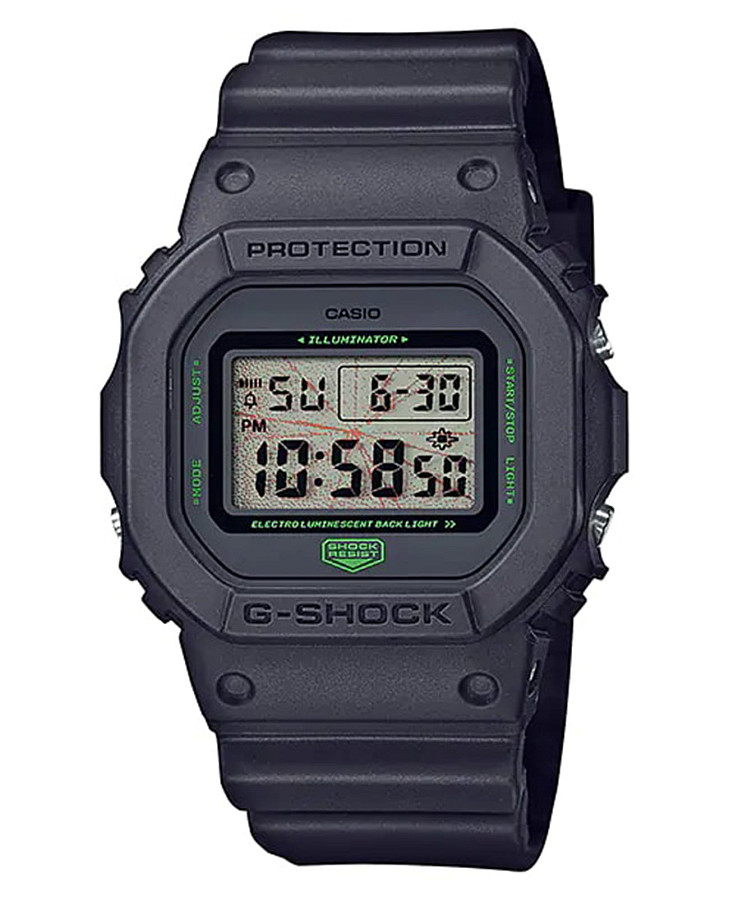 Часы Casio G-Shock DW-5600MNT-1 — мужские, черный