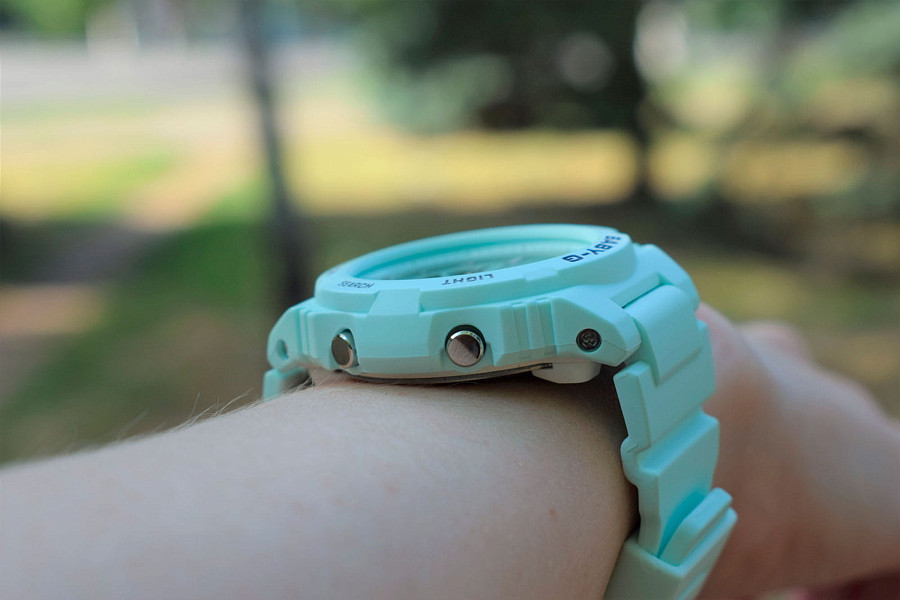 Часы Casio Baby-G G-Lide BAX-100-3A — пластик, Япония