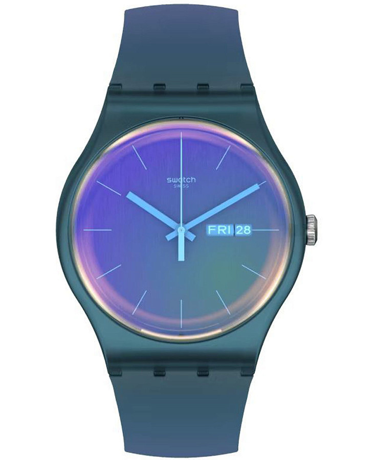 Часы Swatch New Gent Biosourced SO29N707 — мужские, синий