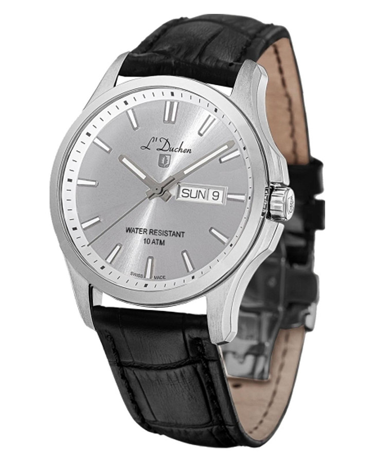 Часы L'Duchen Dynamique D 261.11.33 — кварцевые, металл сталь