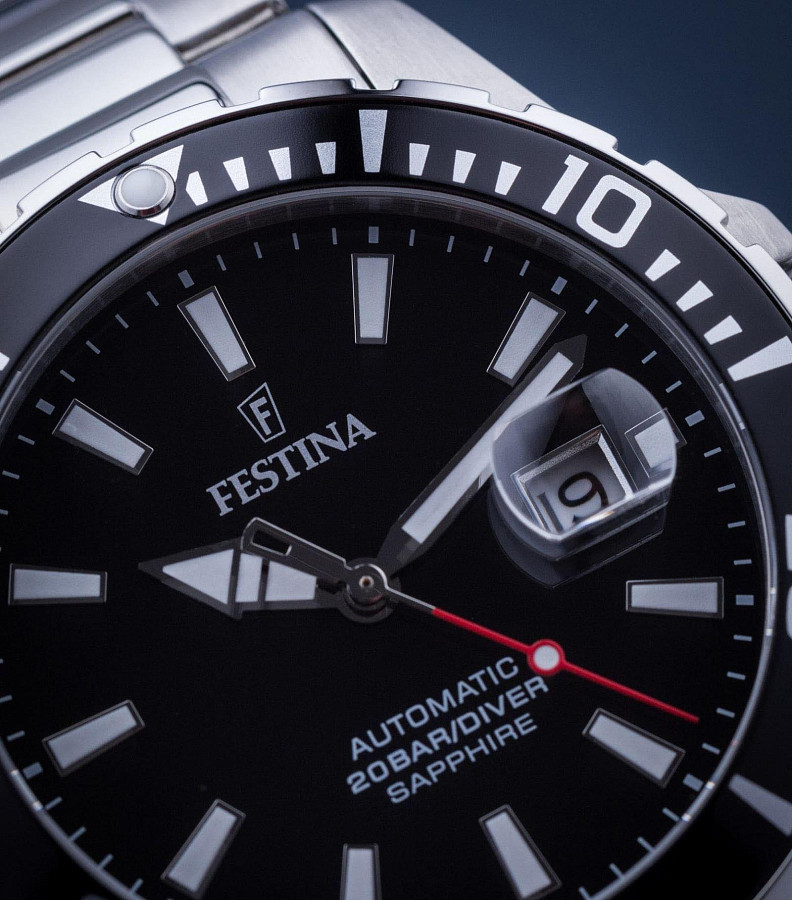 Часы Festina Automatic F20531/4 — серебристый, металл сталь