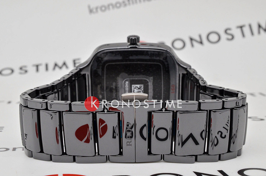 Часы Rado True Square Automatic R27078162 — высокотехнологичная керамика + титан, мужские