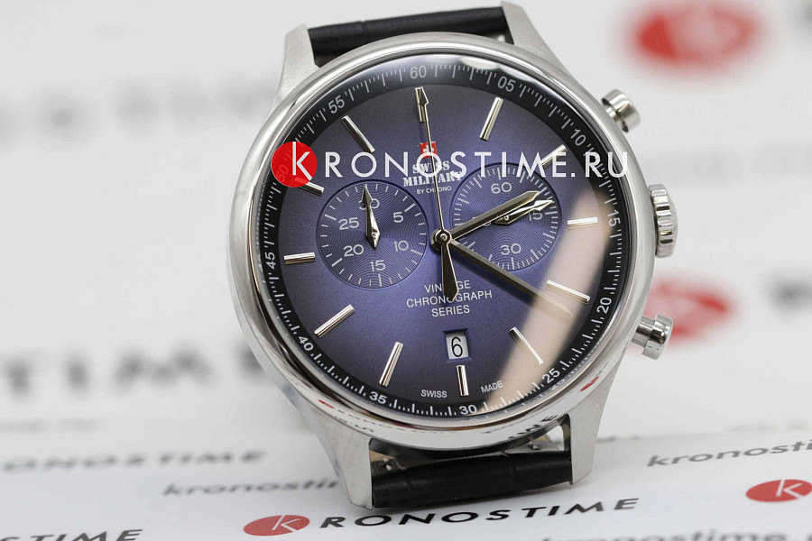 Часы Swiss Military by Chrono SM30192.08 — кожаный, мужские