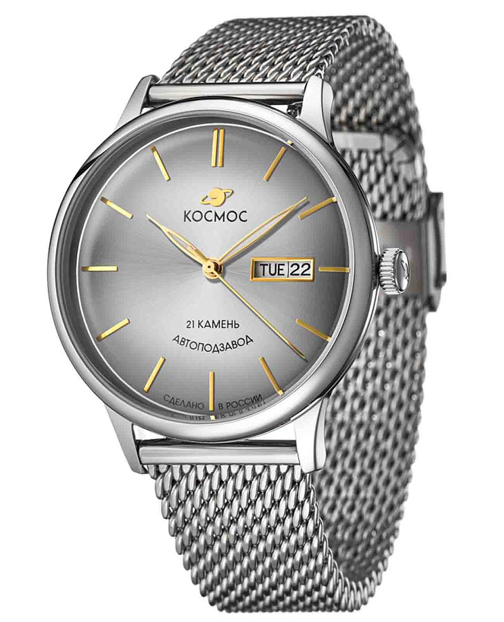 Часы Космос Юпитер K 043.10.33 — механические, сталь металл