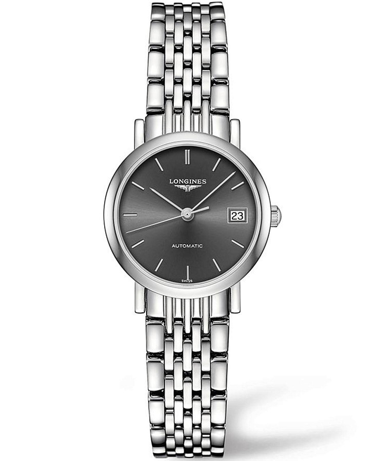 Часы Longines Elegant Collection L4.309.4.72.6 — женские, черный