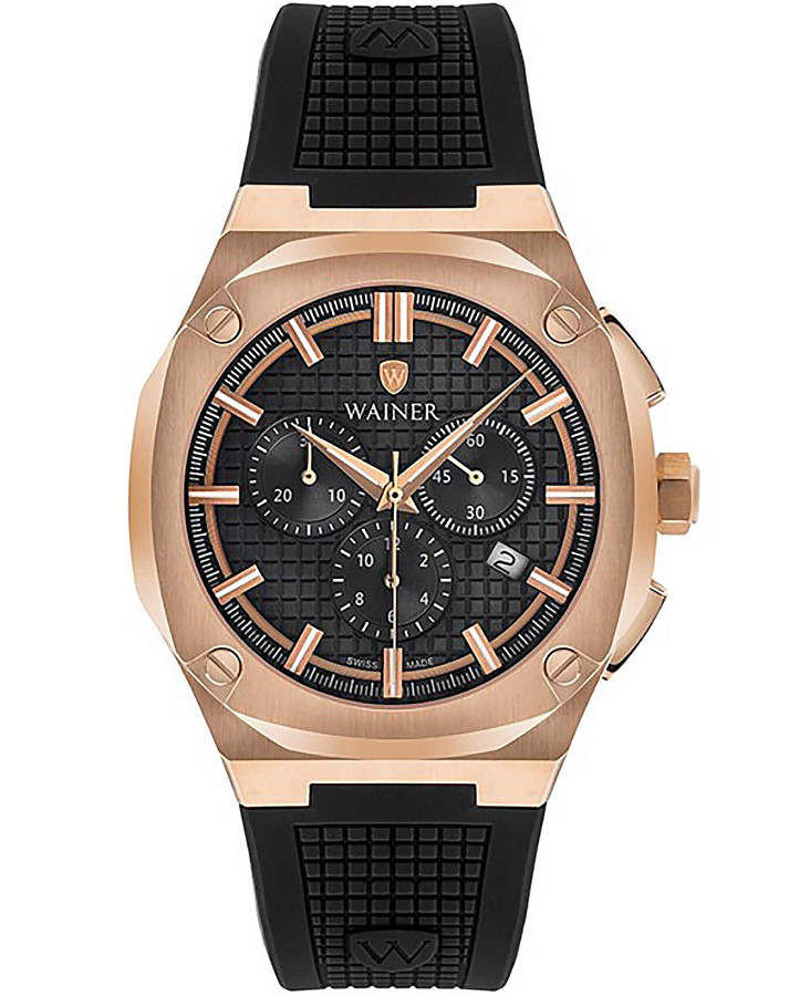 Часы Wainer Venice WA.10200-D — мужские, черный