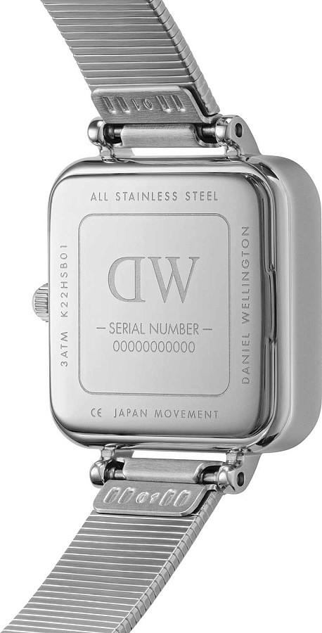 Часы Daniel Wellington Quadro Studio DW00100522 — нержавеющая сталь, женские
