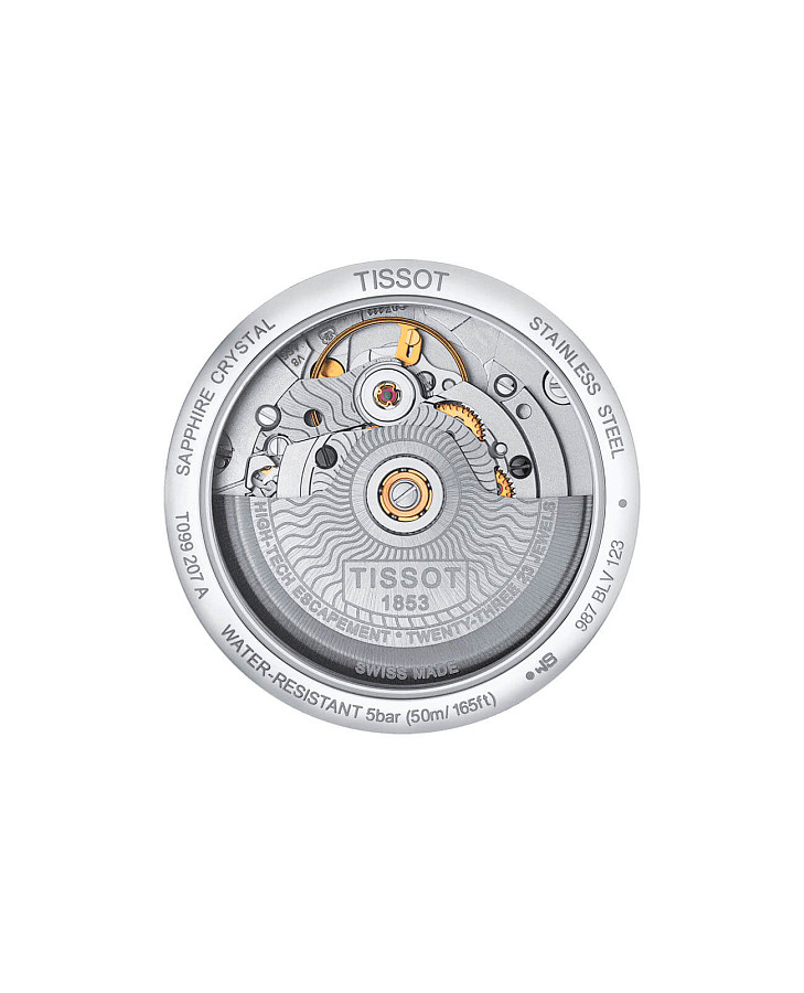 Часы Tissot Chemin des Tourelles Powermatic 80 Lady T099.207.16.047.00 — женские, кожаный