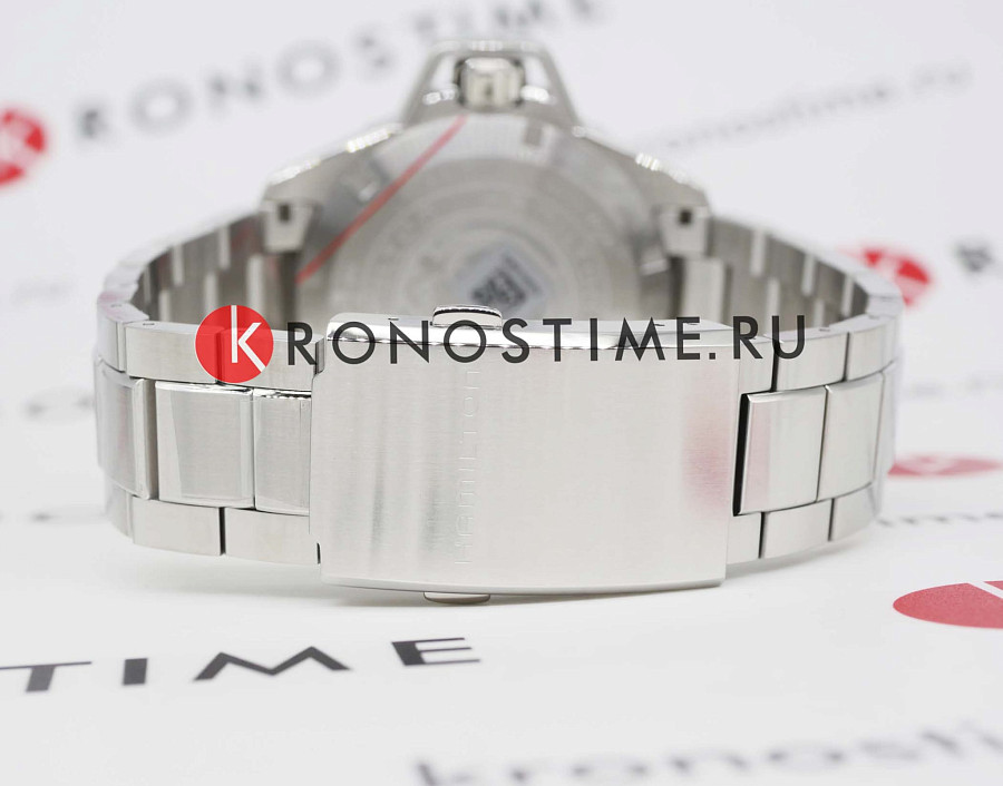 Часы Hamilton Khaki Navy Frogman Auto H77815130 — мужские, серебристый