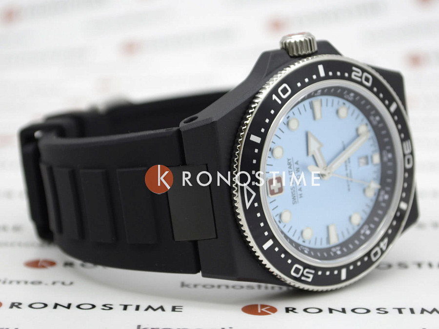 Часы Swiss Military Hanowa Ocean Pioneer SMWGN0001186 — голубой, сталь металл