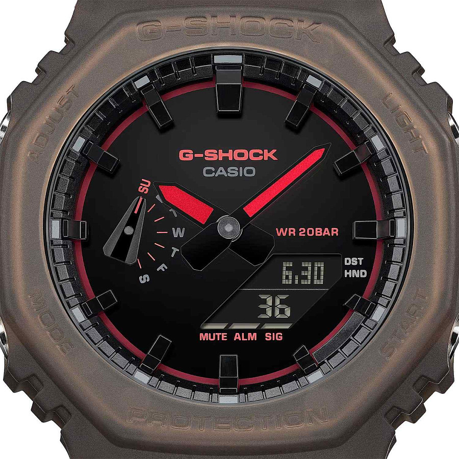 Часы Casio G-Shock GA-2100K-5A — кварцевые, карбон пластик