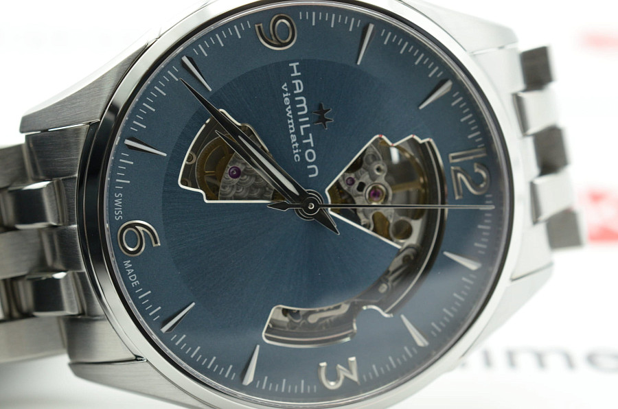 Часы Hamilton Jazzmaster Open Heart Auto H32705142 — сталь, нержавеющая сталь