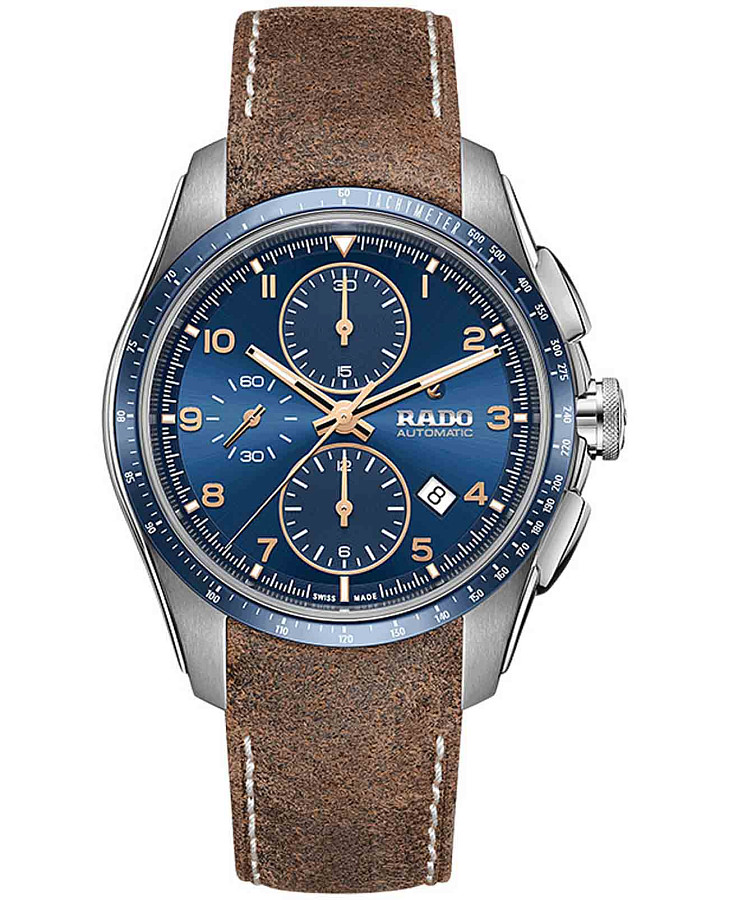 Часы Rado Hyperchrome Automatic Chronograph R32042205 — мужские, синий