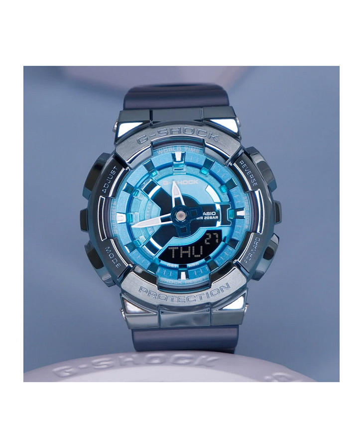 Часы Casio G-Shock GM-S110LB-2ADR (GM-S110LB-2A) — электронные, Япония, мужские