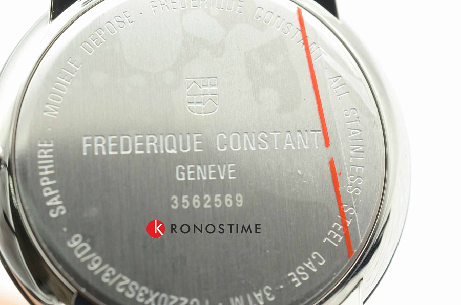 Часы Frederique Constant Slimline Ladies FC-220MPWD3S6 — кожаный, женские