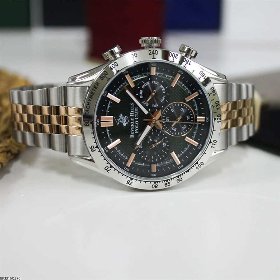 Часы Beverly Hills Polo Club BP3316X.370 — нержавеющая сталь с ip-покрытием, мужские