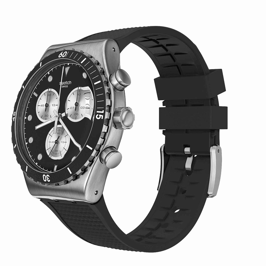 Часы Swatch I New Chrono YVS487 — кварцевые, металл сталь