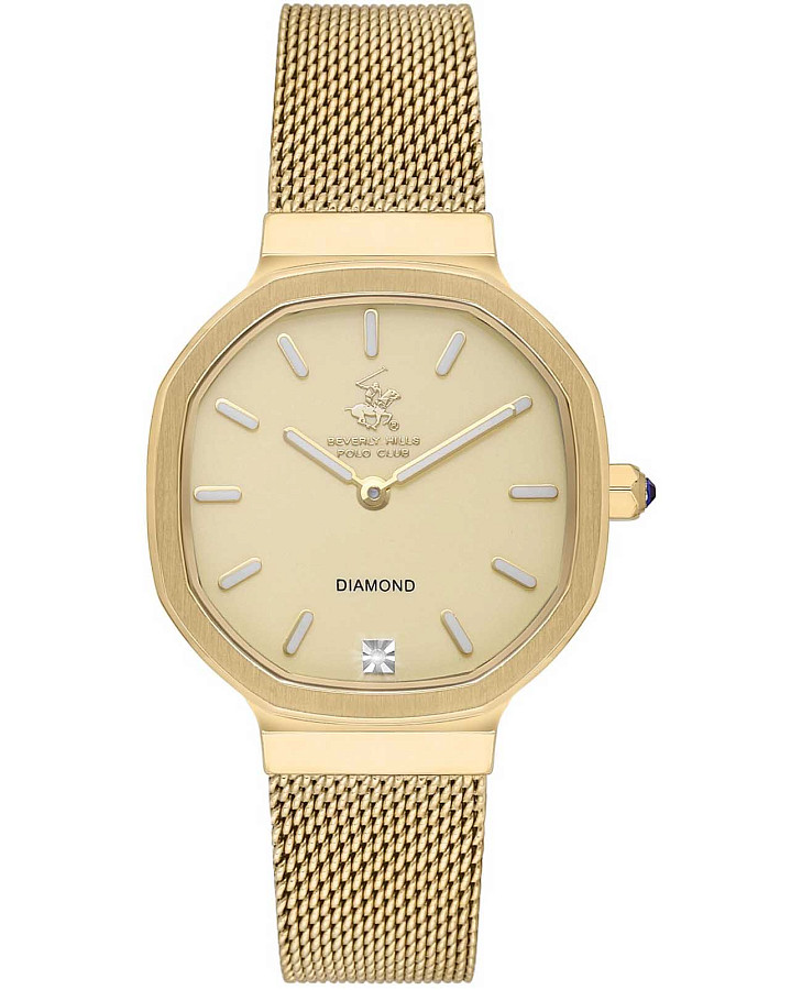 Часы Beverly Hills Polo Club Quartz BP3621X.110 — женские, золотой