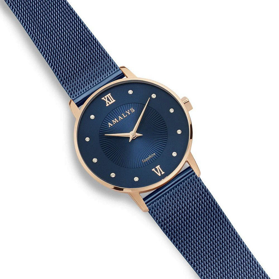 Часы Amalys Baker AMW-181 — кварцевые, металл сталь