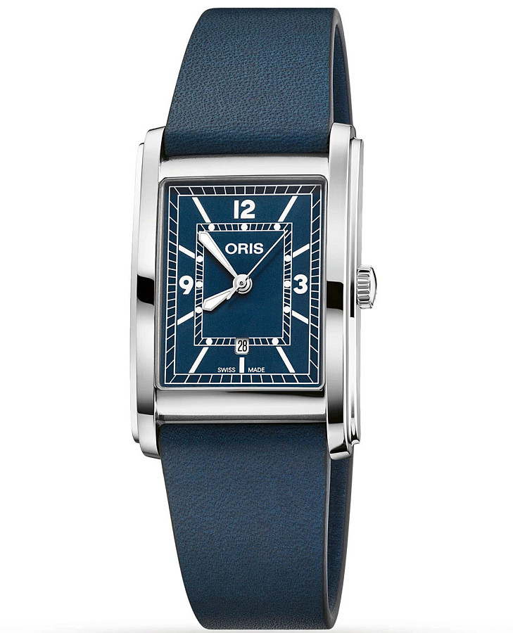 Часы Oris Rectangular 01 561 7783 4065-07 5 19 17 — мужские, черный