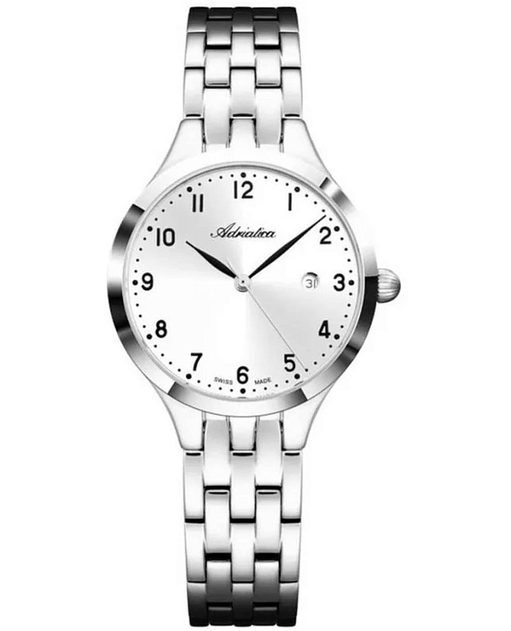 Часы Adriatica A3824.5123Q — женские, серебристый