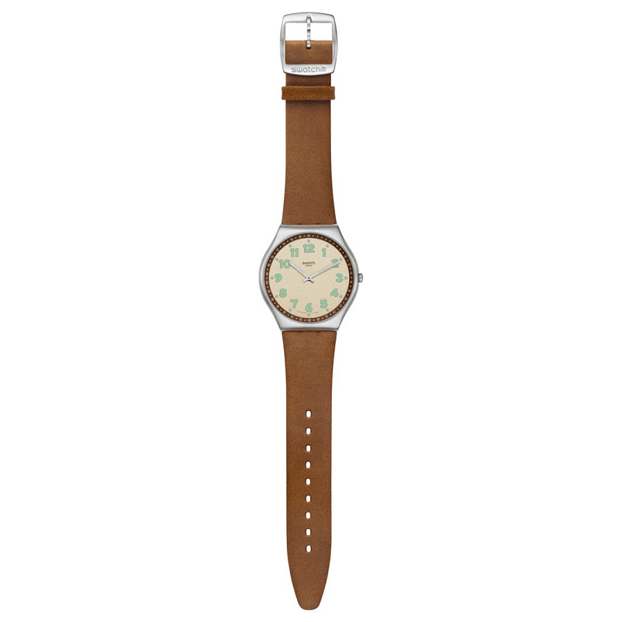 Часы Swatch Skin Irony 42 SS07S135 — кожаный, женские