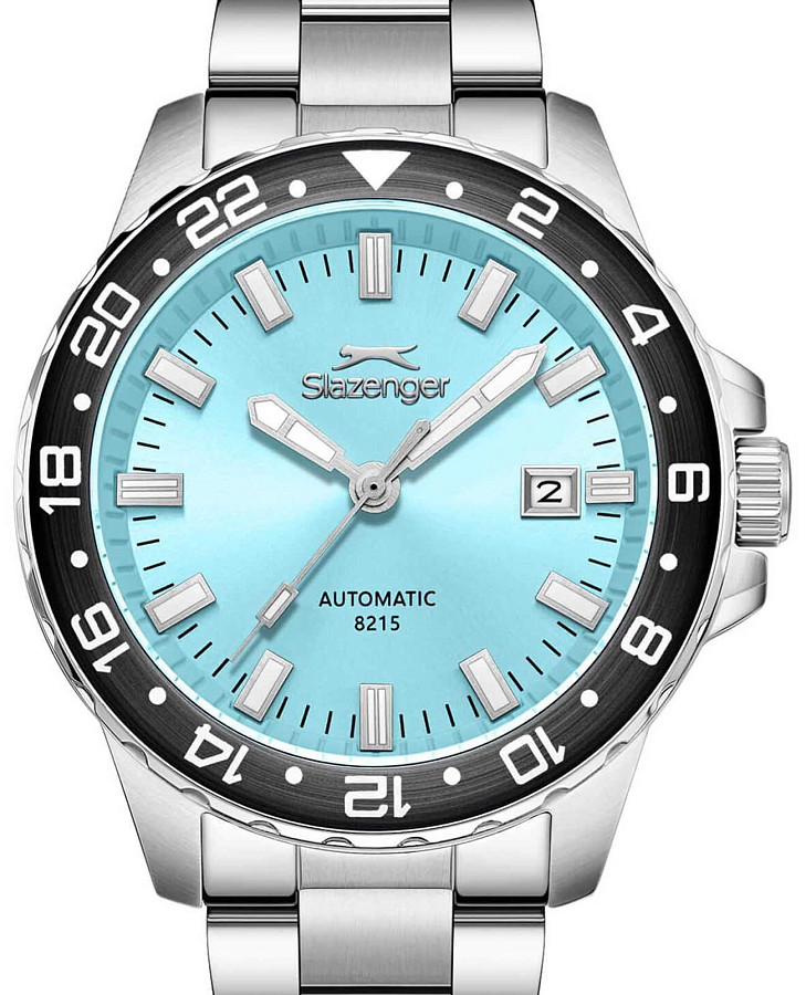 Часы Slazenger SL.09.2556.2.03 — механические, металл сталь