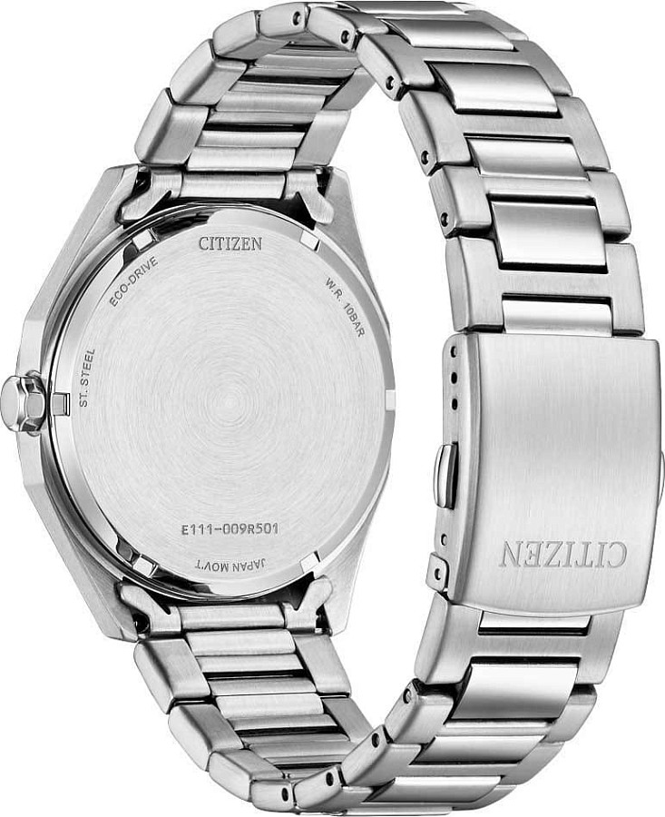 Часы Citizen Eco-Drive BM7630-80X — зеленый, металл сталь