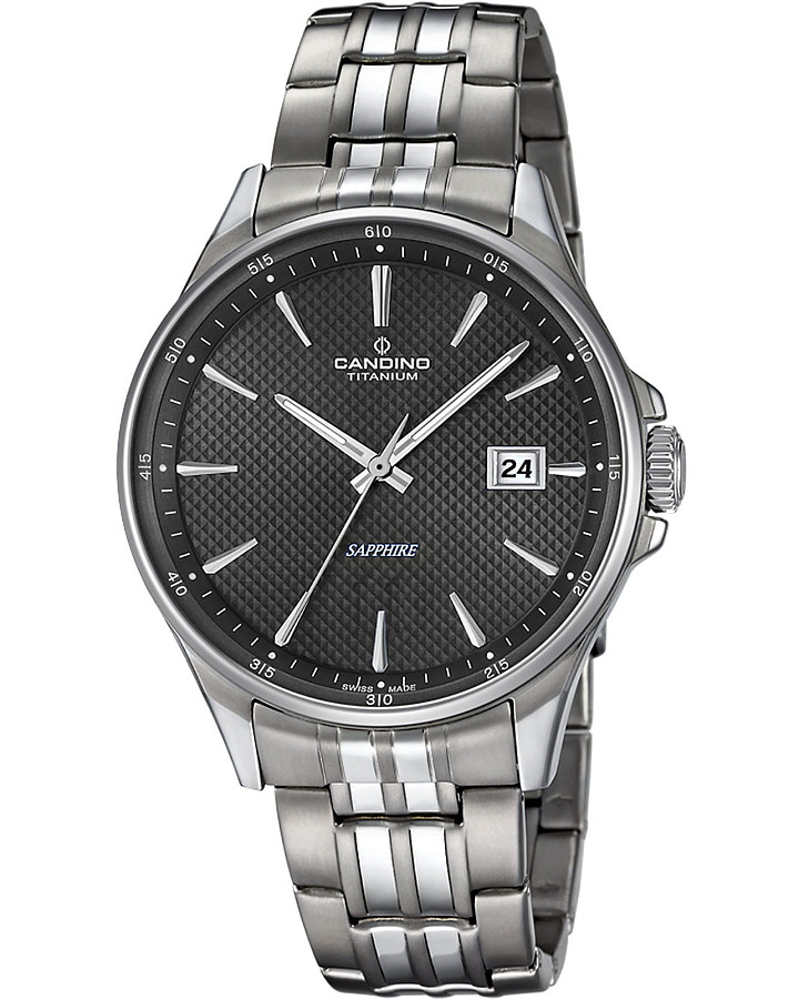 Часы Candino Titanium C4606/D — мужские, черный