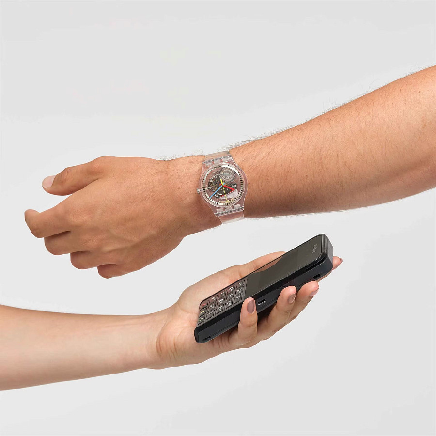 Часы Swatch New Gent Biosourced Swatch Pay! SO29K115-5300 — артикул SO29K115-5300