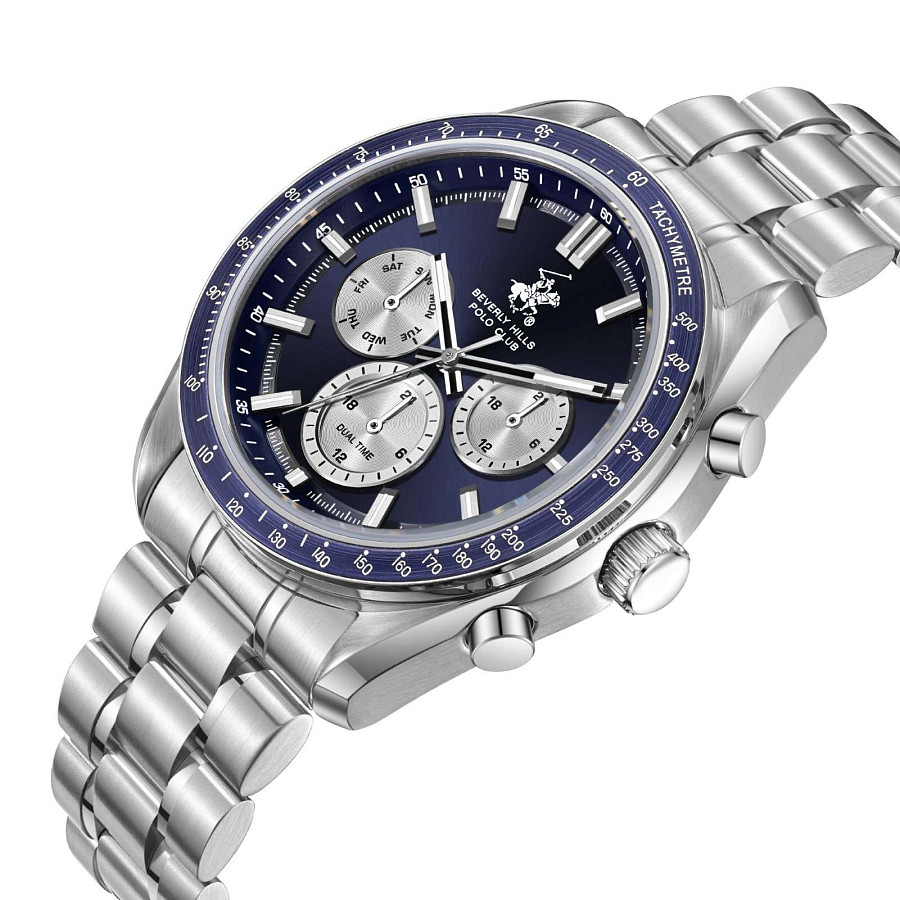 Часы Beverly Hills Polo Club BP3814X.390 — кварцевые, сталь металл