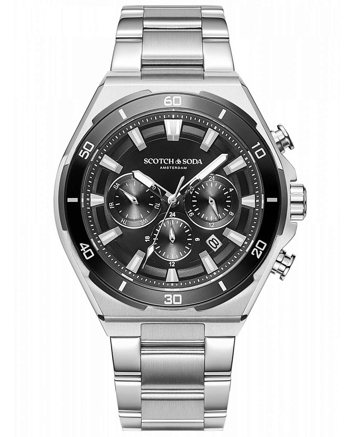Часы Scotch&Soda SSM.118A — мужские, черный