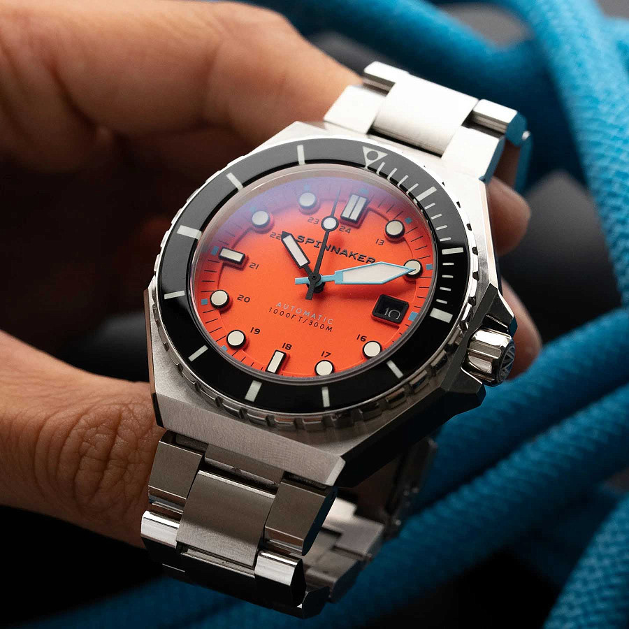 Часы Spinnaker Dumas SP-5081-BB — сталь металл, Англия
