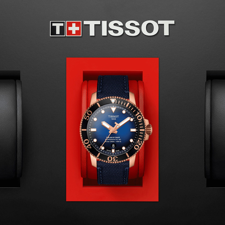 Часы Tissot Seastar 1000 Powermatic 80 T120.407.37.041.00 — сталь металл