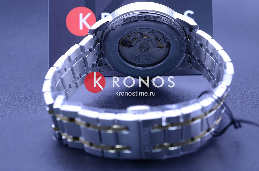 Часы Tissot Chemin des Tourelles Powermatic 80 T099.407.22.038.00 — мужские, сталь c pvd покрытием