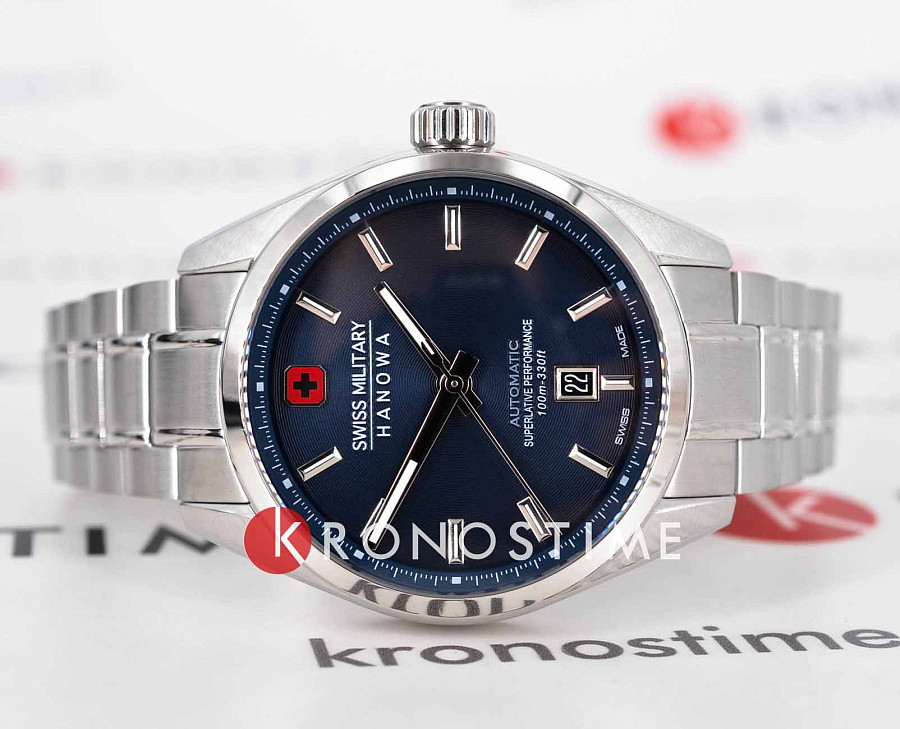 Часы Swiss Military Hanowa Majestic Pioneer SMWGL0006202 — механические, металл сталь