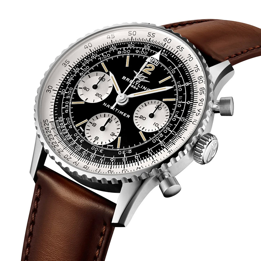 Часы Breitling Navitimer B09 Chronograph 41 Miles Davis AB09501A1B1X1 — механические, сталь металл