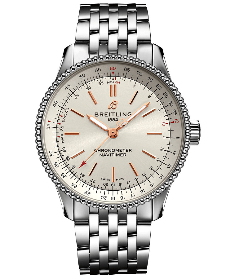 Часы Breitling Navitimer Automatic 35 A17395F41G1A1 — женские, серебристый