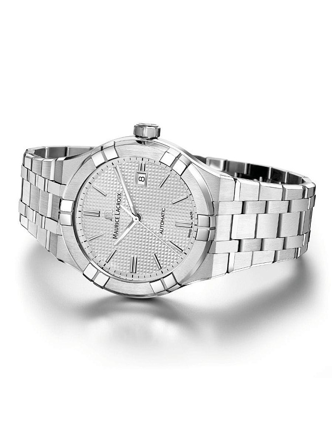 Часы Maurice Lacroix Aikon Automatic AI6008-SS002-130-2 — механические, металл сталь