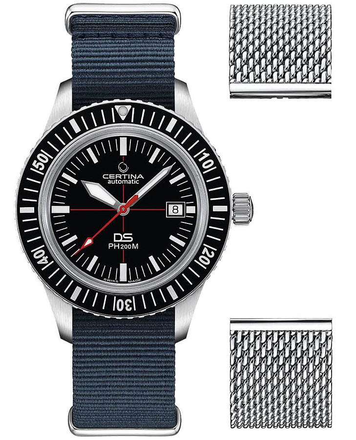 Часы Certina DS PH200M C036.407.11.050.00 — мужские, черный