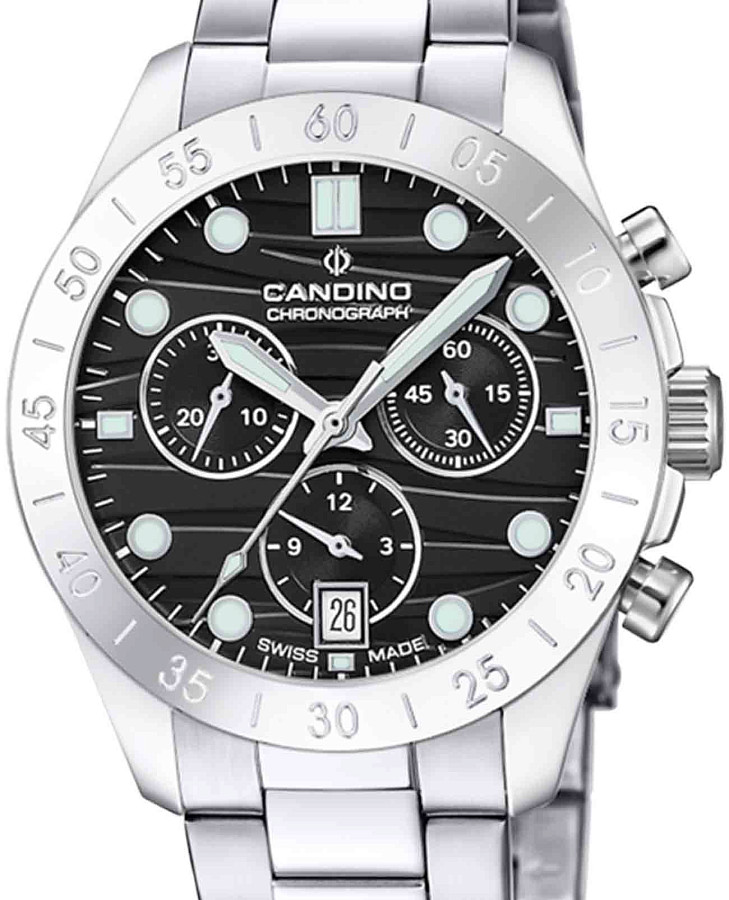 Часы Candino Chronos C4783/6 — кварцевые, сталь