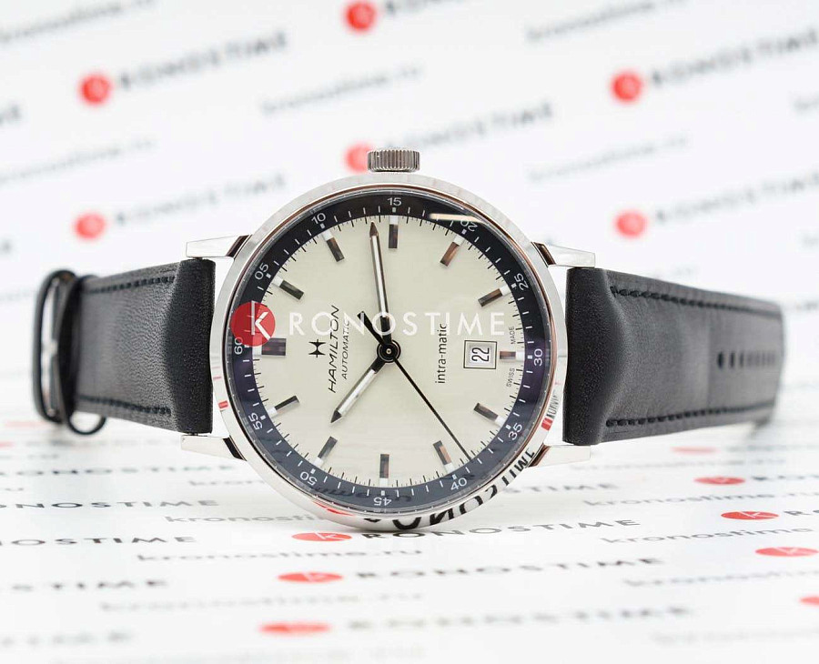 Часы Hamilton American Classic Intra-Matic Auto H38425720 — механические, сталь