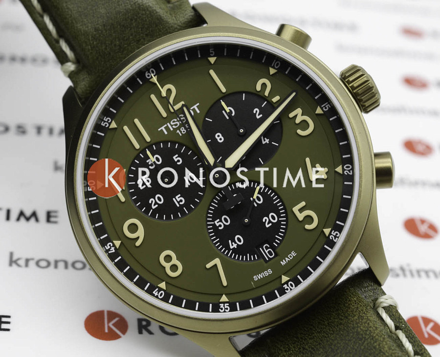 Часы Tissot Chrono XL T116.617.36.092.00 — мужские, кожаный