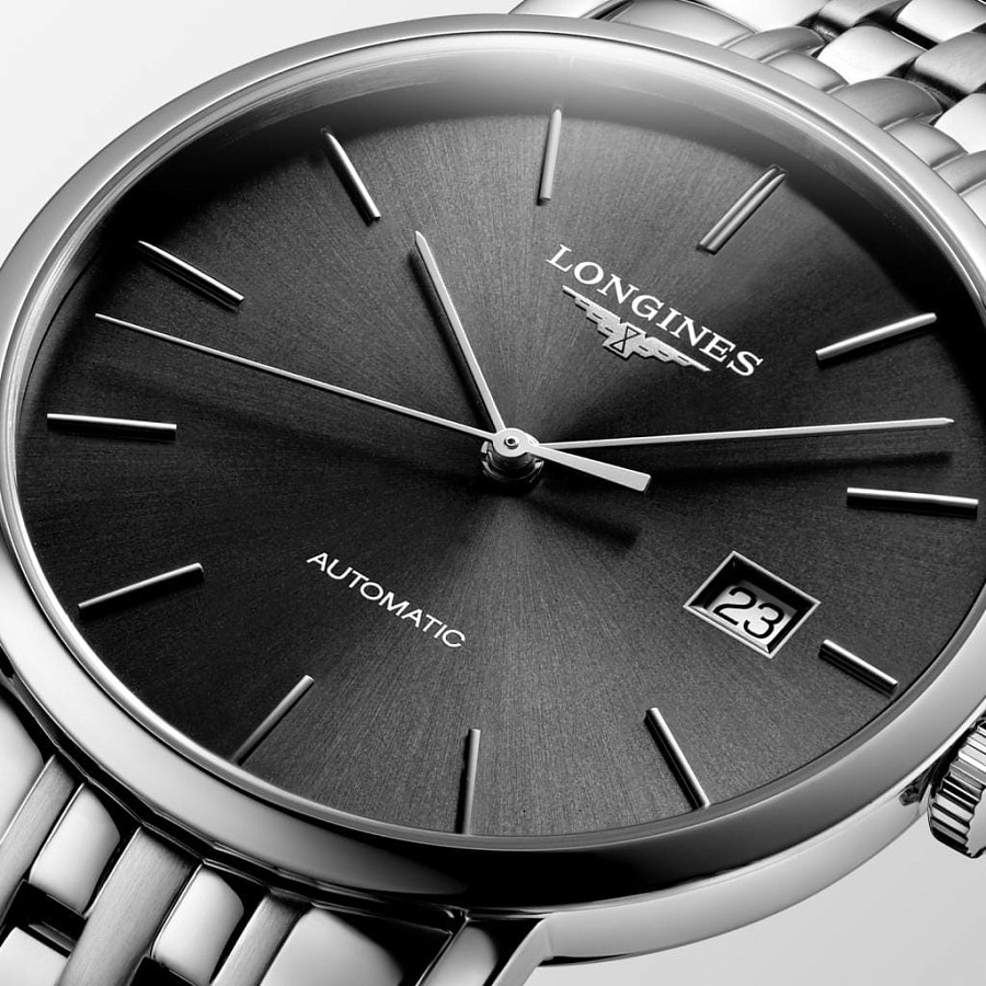 Часы Longines Elegant Collection L4.910.4.72.6 — механические, металл сталь