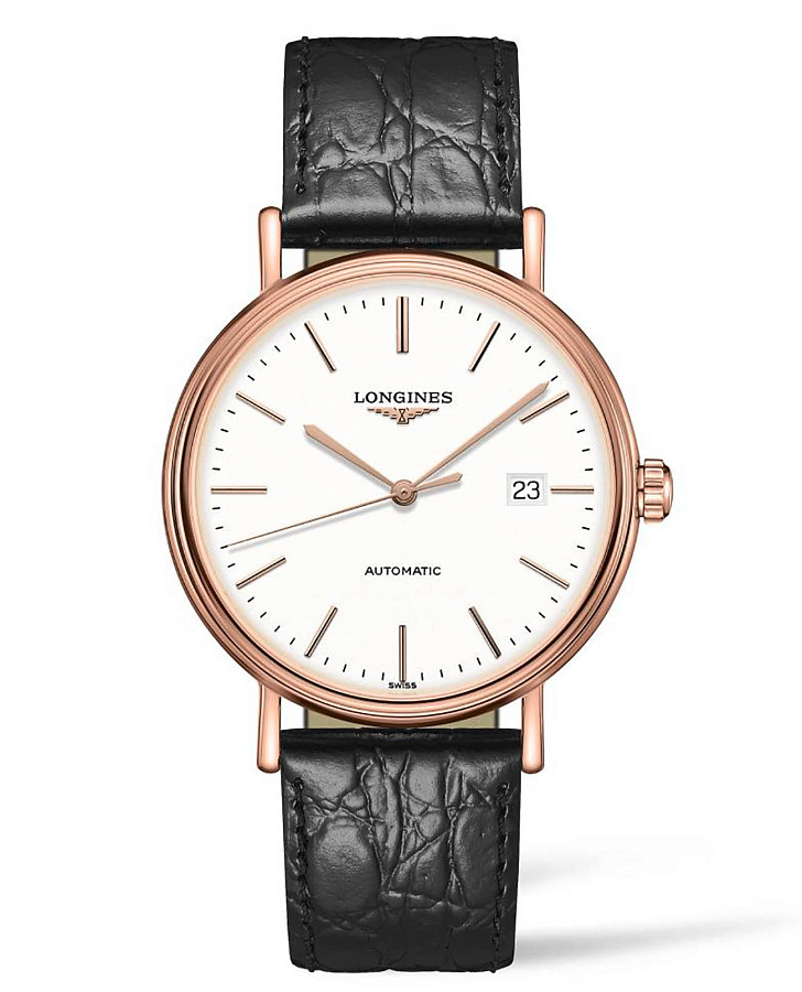 Часы Longines Presence L4.922.1.12.2 — мужские, белый