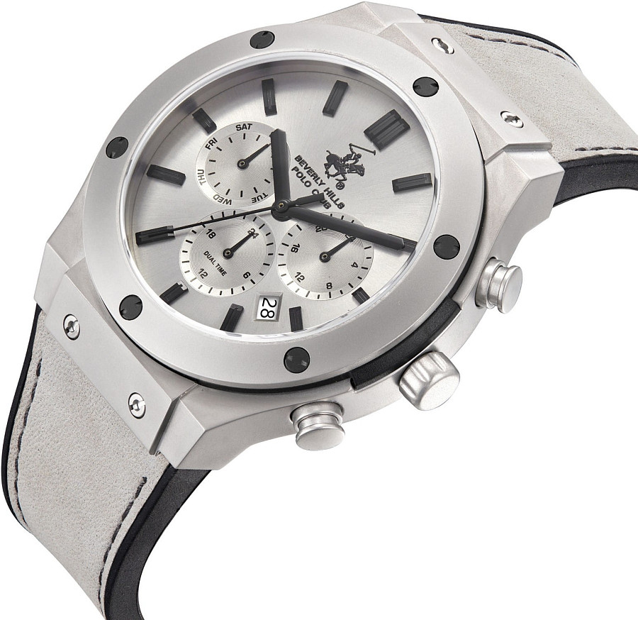 Часы Beverly Hills Polo Club BP3690X.066 — кожа + каучук, мужские