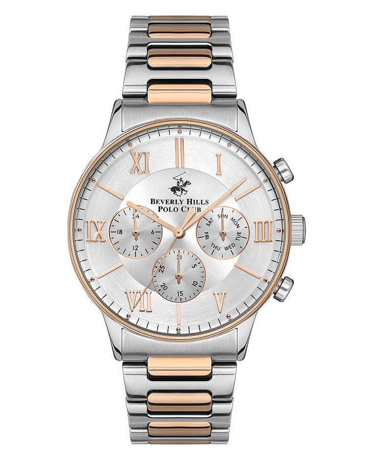 Часы Beverly Hills Polo Club BP3314X.530 — мужские, серебристый