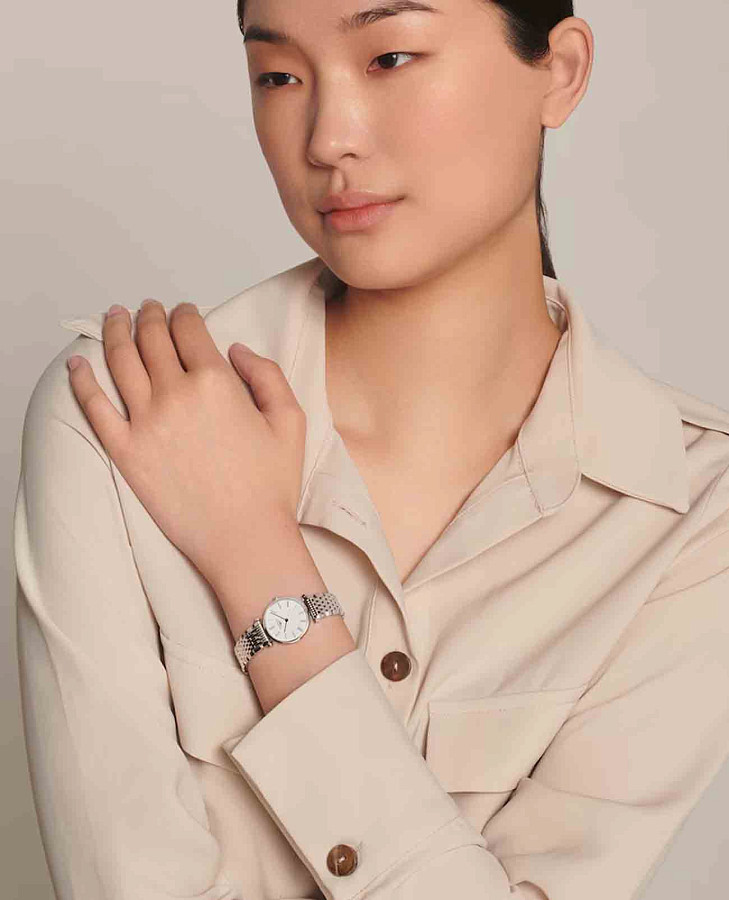 Часы Longines La Grande Classique L4.209.4.11.6 — женские, серебристый